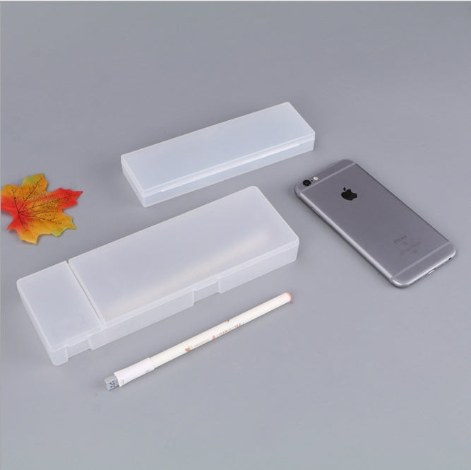 Custom Logo Literary Youth Simple Transparent Pen Case | Premium Corporate Gifts and Custom Gifts