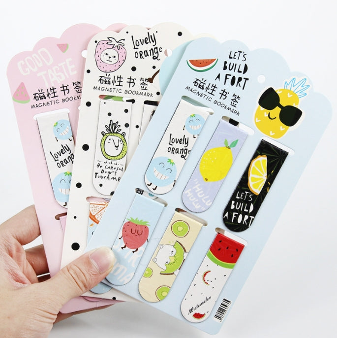 Custom Logo Magnet Advertising Cartoon Bookmark 6 Pack | Premium Corporate Gifts and Custom Gifts