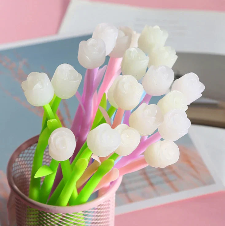 Custom Logo Color-changing rose gel advertising pen | Premium Corporate Gifts and Custom Gifts
