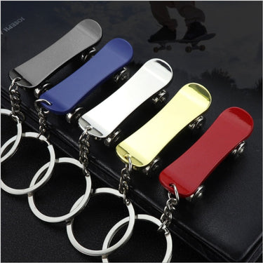 Custom Logo Metal skateboard-shaped keychain | Premium Corporate Gifts and Custom Gifts