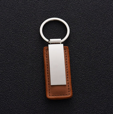 Custom Logo Leather Iron Keychain | Premium Corporate Gifts and Custom Gifts