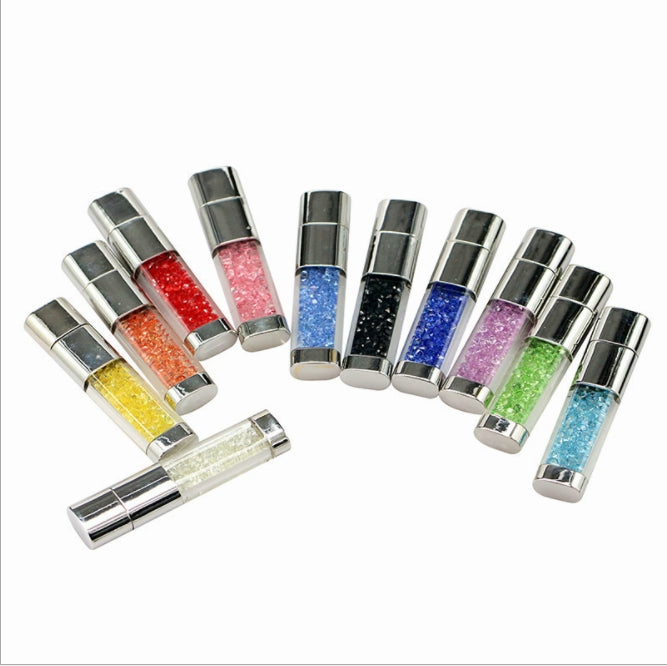 Custom Logo Crystal diamond-shaped flash drive | Premium Corporate Gifts and Custom Gifts