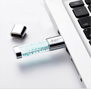 Custom Logo Crystal diamond-shaped flash drive | Premium Corporate Gifts and Custom Gifts