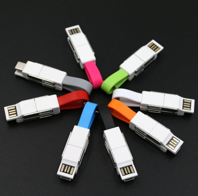 Custom Logo 3-in-1 Magnetic Transmission Cable | Premium Corporate Gifts and Custom Gifts