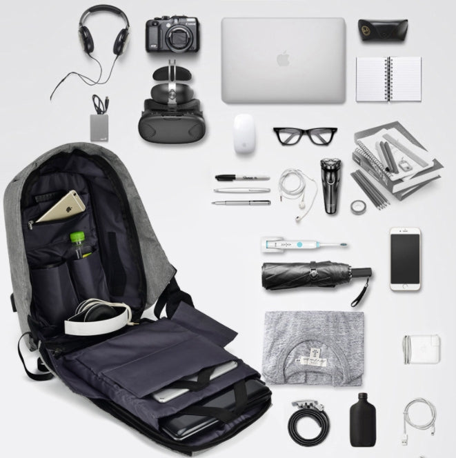 Custom Logo USB Charging Portable Backpack | Premium Corporate Gifts and Custom Gifts