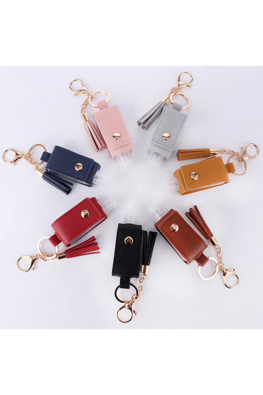 Custom Logo Tassel Alcohol Bottle Keychain 30ml | Premium Corporate Gifts and Custom Gifts