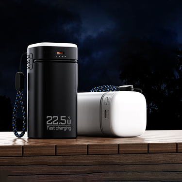 Custom Logo Self-Connected 2-in-1 LED Light Power Bank | Premium Corporate Gifts and Custom Gifts