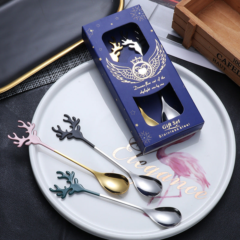 Custom Logo Elk-shaped tableware set | Premium Corporate Gifts and Custom Gifts