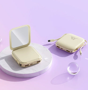 Custom Logo High-value makeup mirror power bank | Premium Corporate Gifts and Custom Gifts