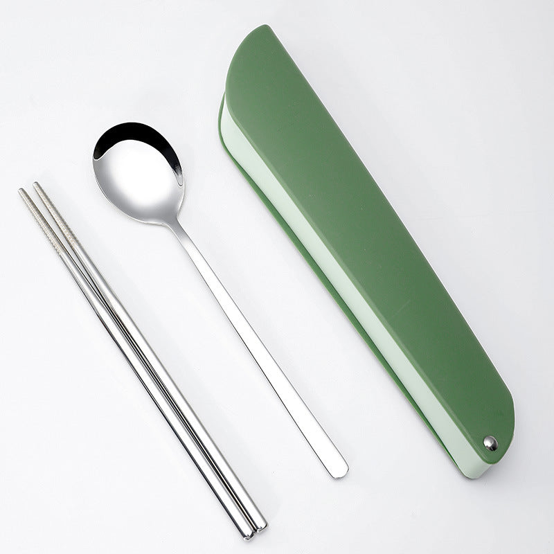Custom Logo Nordic-Style Portable Cutlery Set (3 Pieces) | Premium Corporate Gifts and Custom Gifts