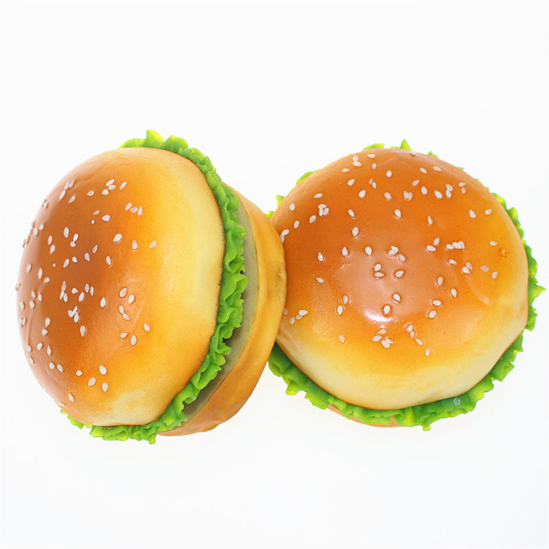 Custom Logo Simulated Hamburger Stress Relief Ball | Premium Corporate Gifts and Custom Gifts