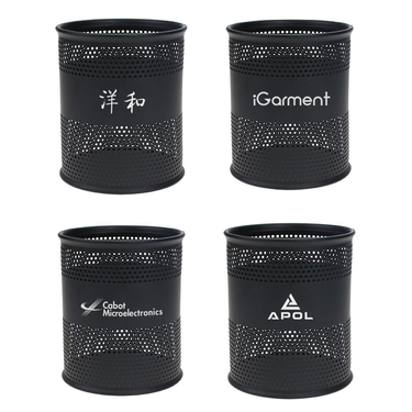 Custom Logo Office Iron Pen Holder | Premium Corporate Gifts and Custom Gifts