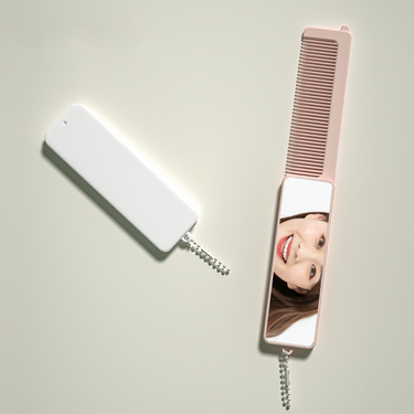 Custom Logo Mini Portable 2-in-1 Foldable Mirror Comb | Premium Corporate Gifts and Custom Gifts