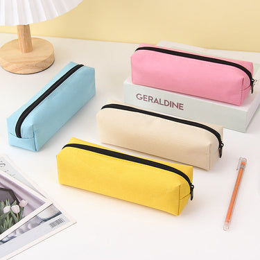 Custom Logo Solid Color Oxford Cloth Pencil Bag | Premium Corporate Gifts and Custom Gifts