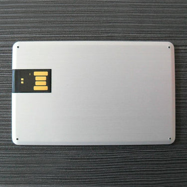 Custom Logo Thin and light metal business card flash drive | Premium Corporate Gifts and Custom Gifts