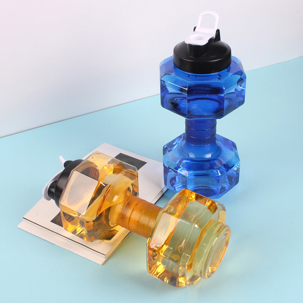 Custom Logo Large Capacity Dumbbell-shaped Sports Bottle | Premium Corporate Gifts and Custom Gifts