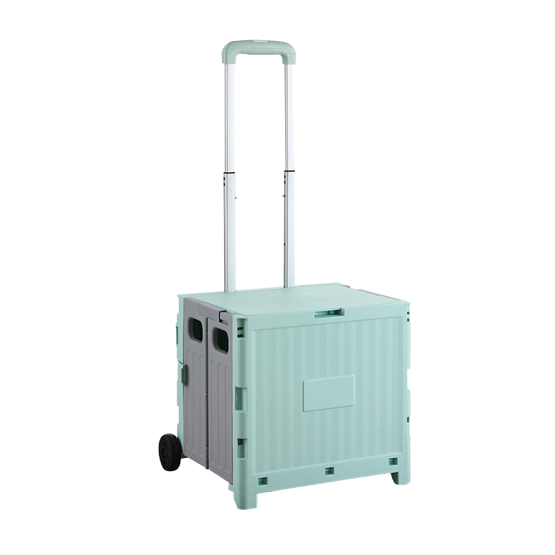 Custom Logo Two-wheel portable folding trolley storage box | Premium Corporate Gifts and Custom Gifts