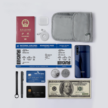 Custom Logo Anti-theft Card Pack Passport Storage Bag | Premium Corporate Gifts and Custom Gifts