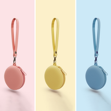 Custom Logo Round Lanyard Silicone Coin Purse | Premium Corporate Gifts and Custom Gifts