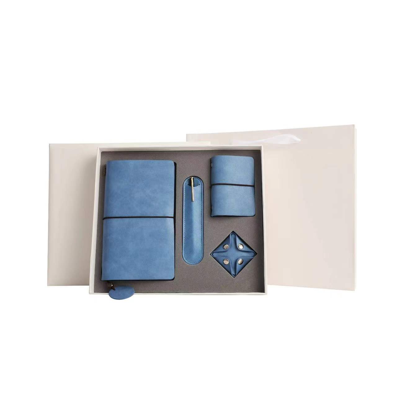 Custom Logo Fresh Ledger Coin Purse Gift Box | Premium Corporate Gifts and Custom Gifts