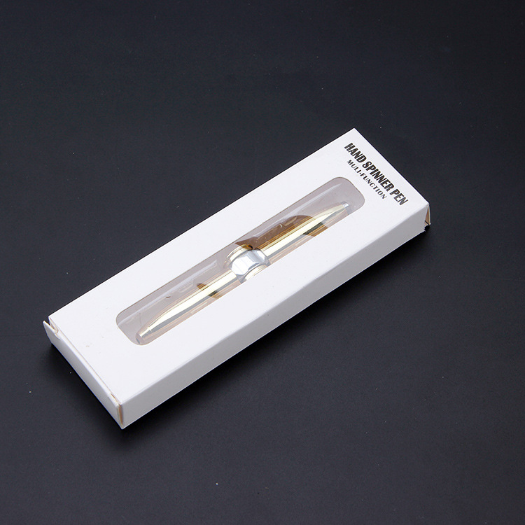 Custom Logo Fidget Spiral Turning Light Ballpoint Pen | Premium Corporate Gifts and Custom Gifts