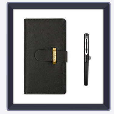 Custom Logo A6 Business Notebook Gift Box (Two-Piece Set) | Premium Corporate Gifts and Custom Gifts