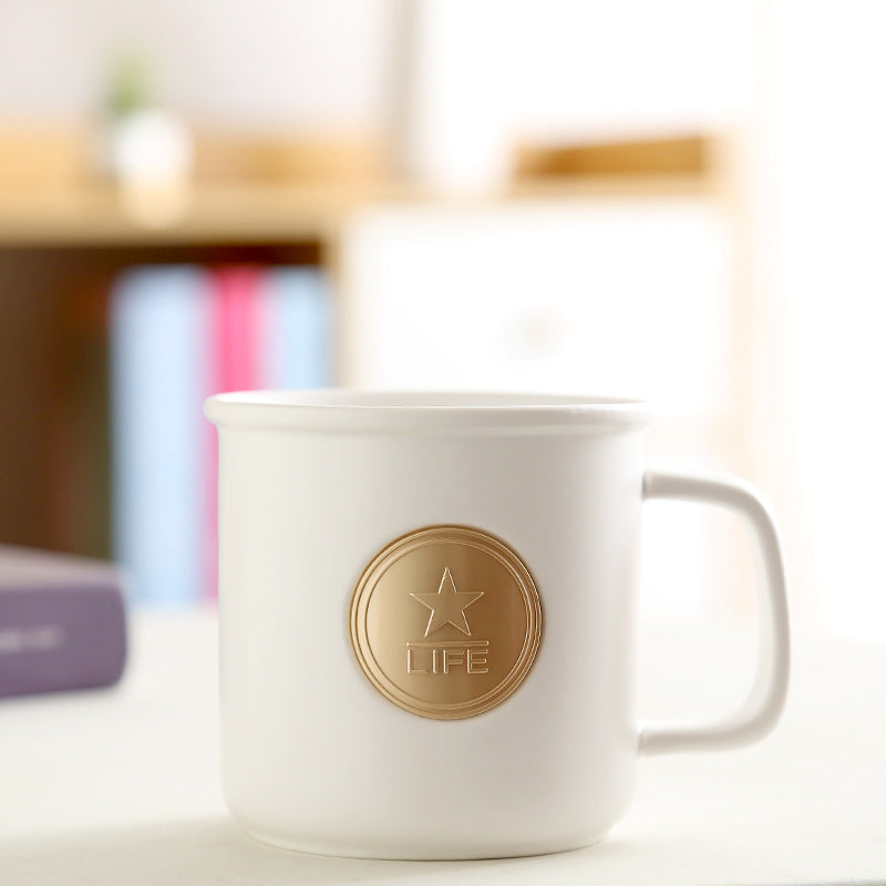 Custom Logo Copper Sheet Color Glazed Mug | Premium Corporate Gifts and Custom Gifts