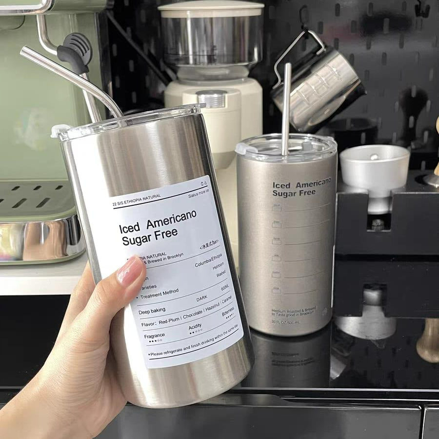 Custom Logo New double-walled stainless steel coffee cup | Premium Corporate Gifts and Custom Gifts