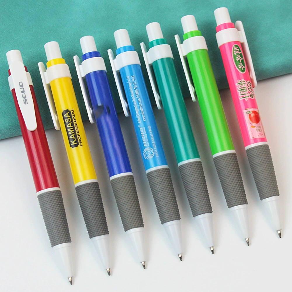 Custom Logo Little Chubby White Tube Anti-Slip Advertising Ballpoint Pen | Premium Corporate Gifts and Custom Gifts