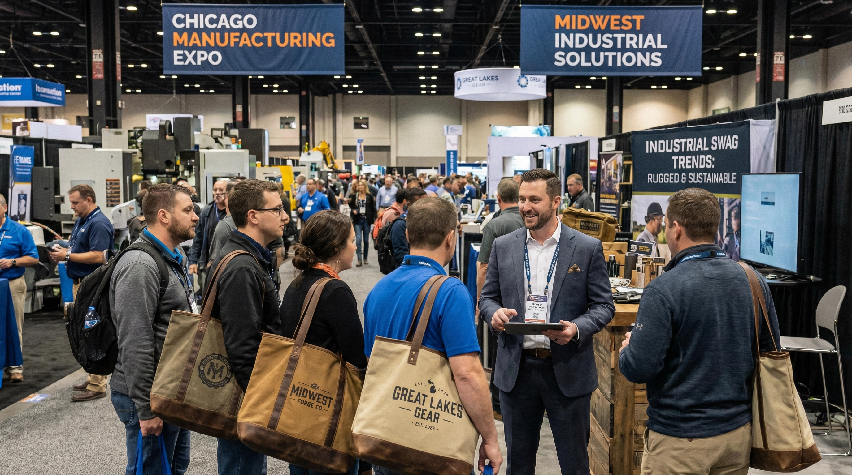 Chicago Manufacturing Expo: Industrial Swag Trends for 2025
