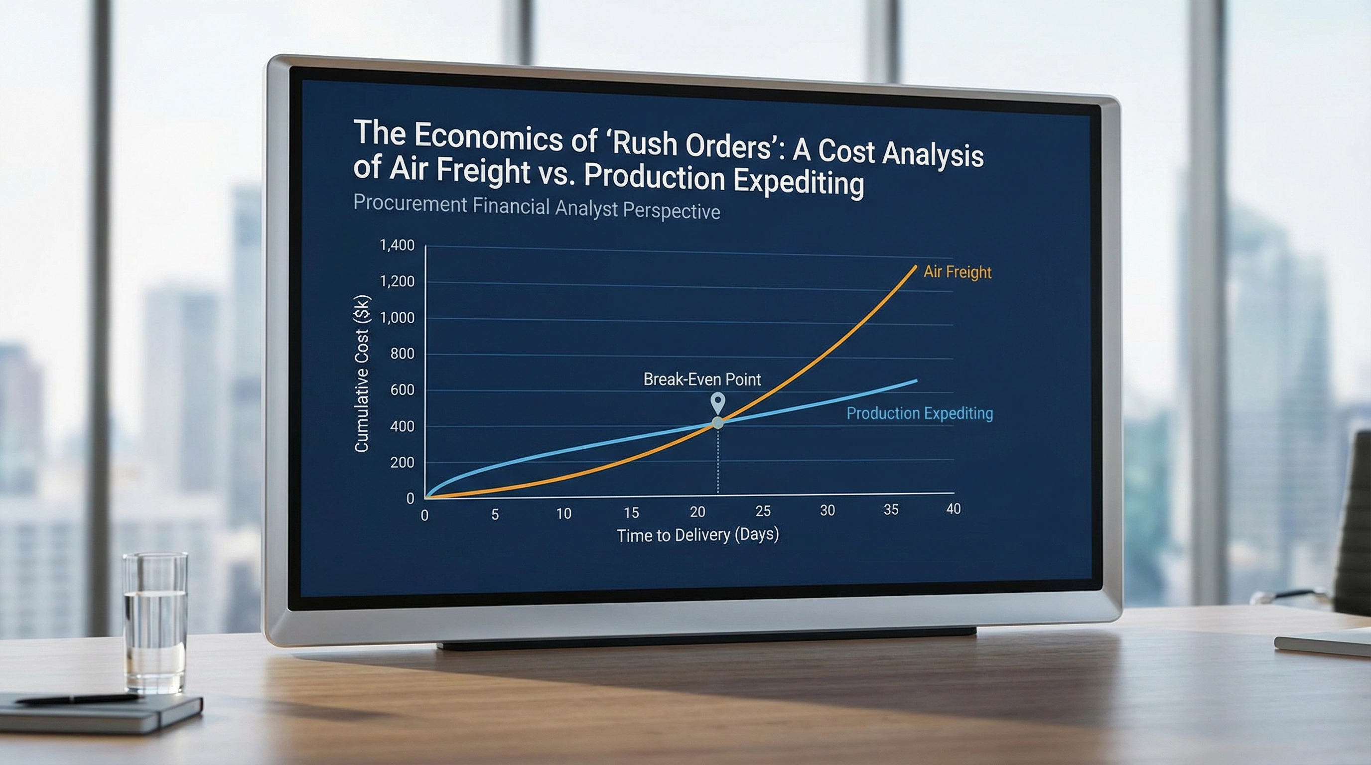 The Economics of 'Rush Orders': A Cost Analysis of Air Freight vs. Production Expediting
