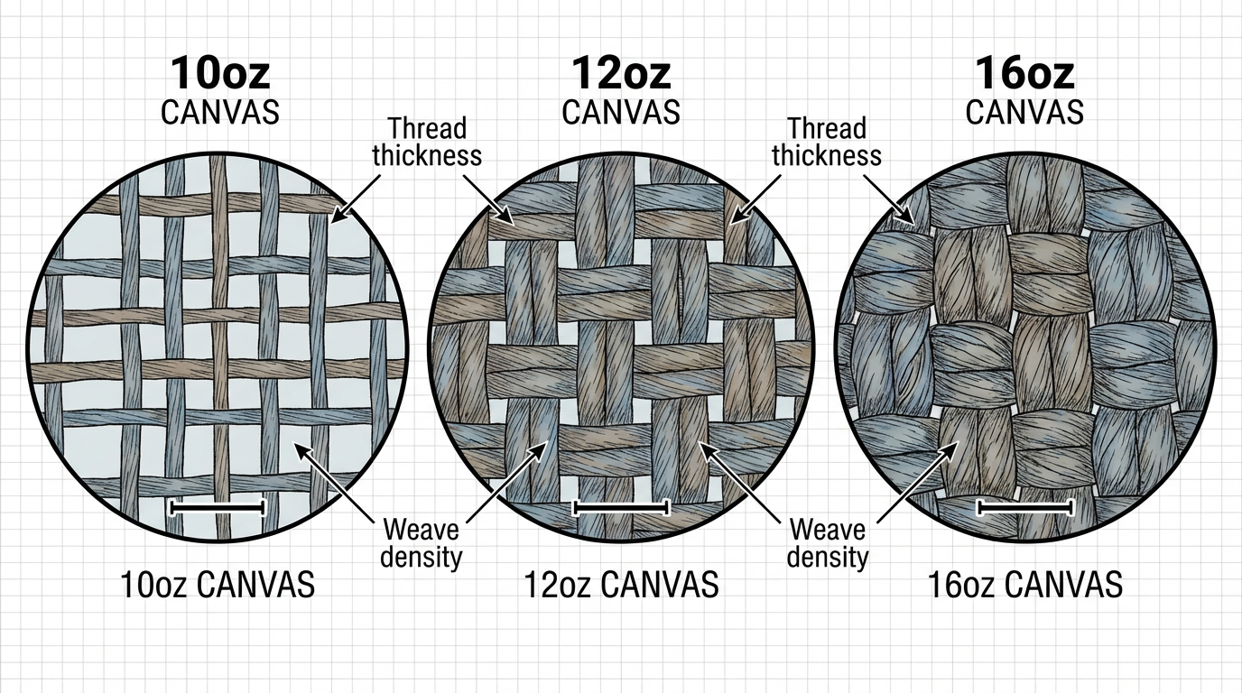 Decoding GSM and Oz: A Technical Guide to Canvas Weight and Structural Integrity