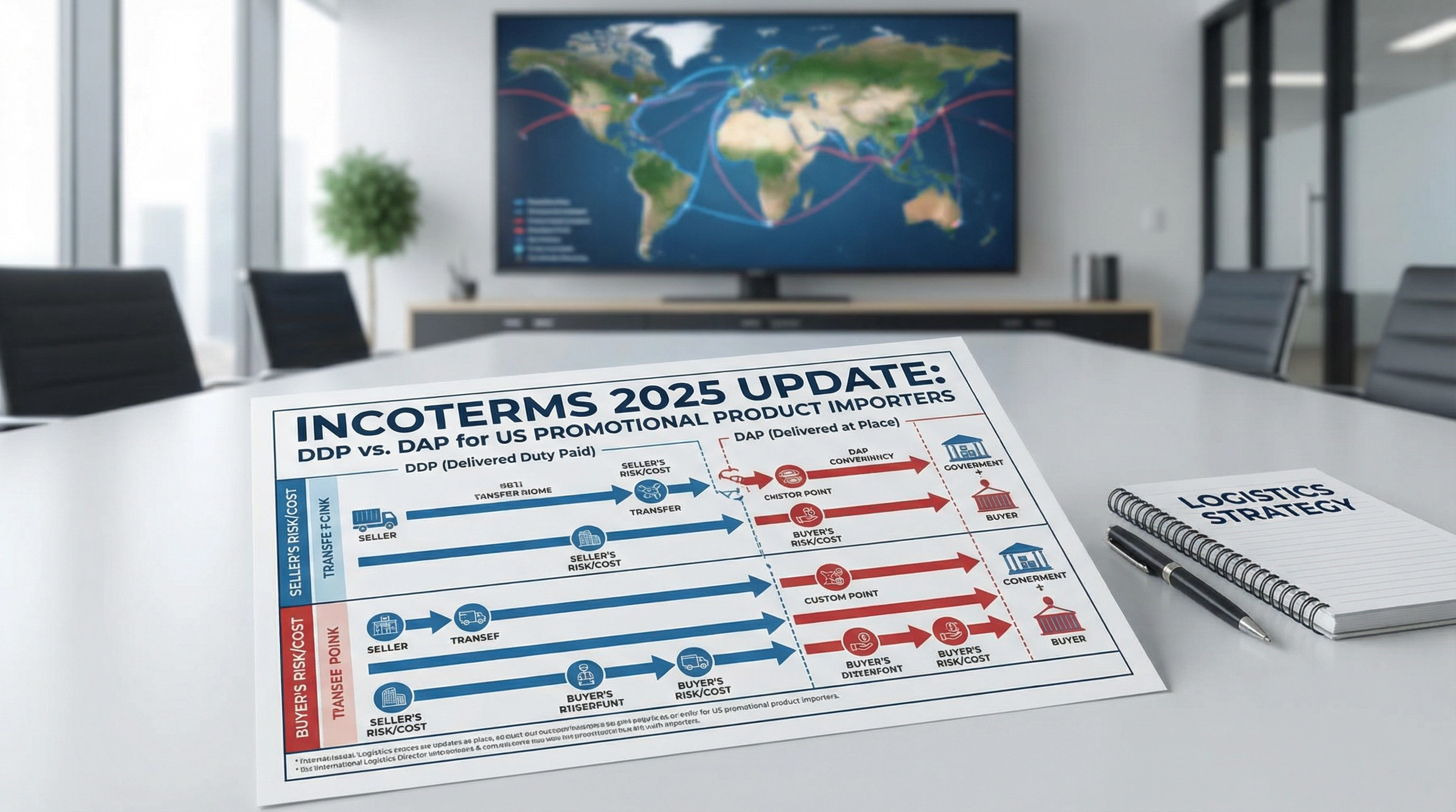 Incoterms 2025 Update: DDP vs. DAP for US Promotional Product Importers