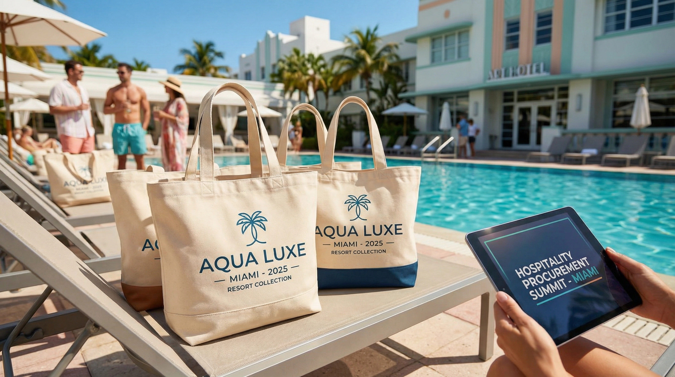 Miami Hospitality: Waterproof & Beach-Ready Branding for 2025 Resorts