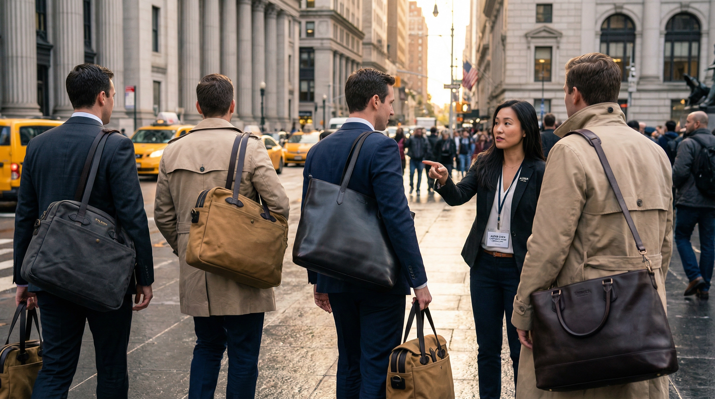 NYC Financial District: Premium Totes Replacing the Traditional Briefcase