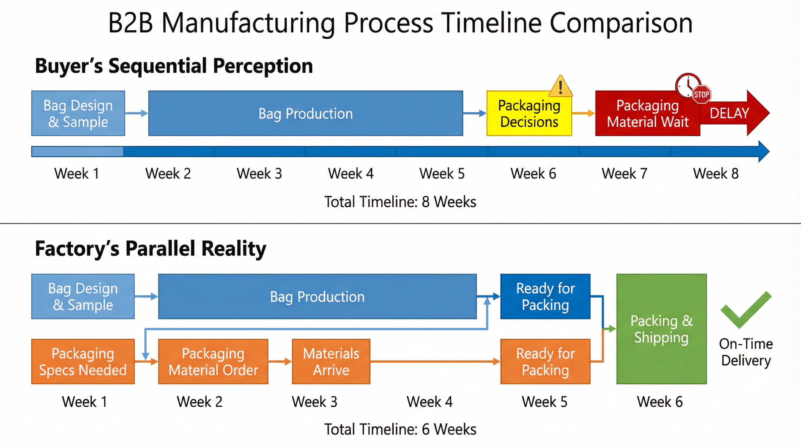 The Packaging Specification Parallel Track: Why Your Custom Bags Finish On Time But Can't Ship for Two More Weeks