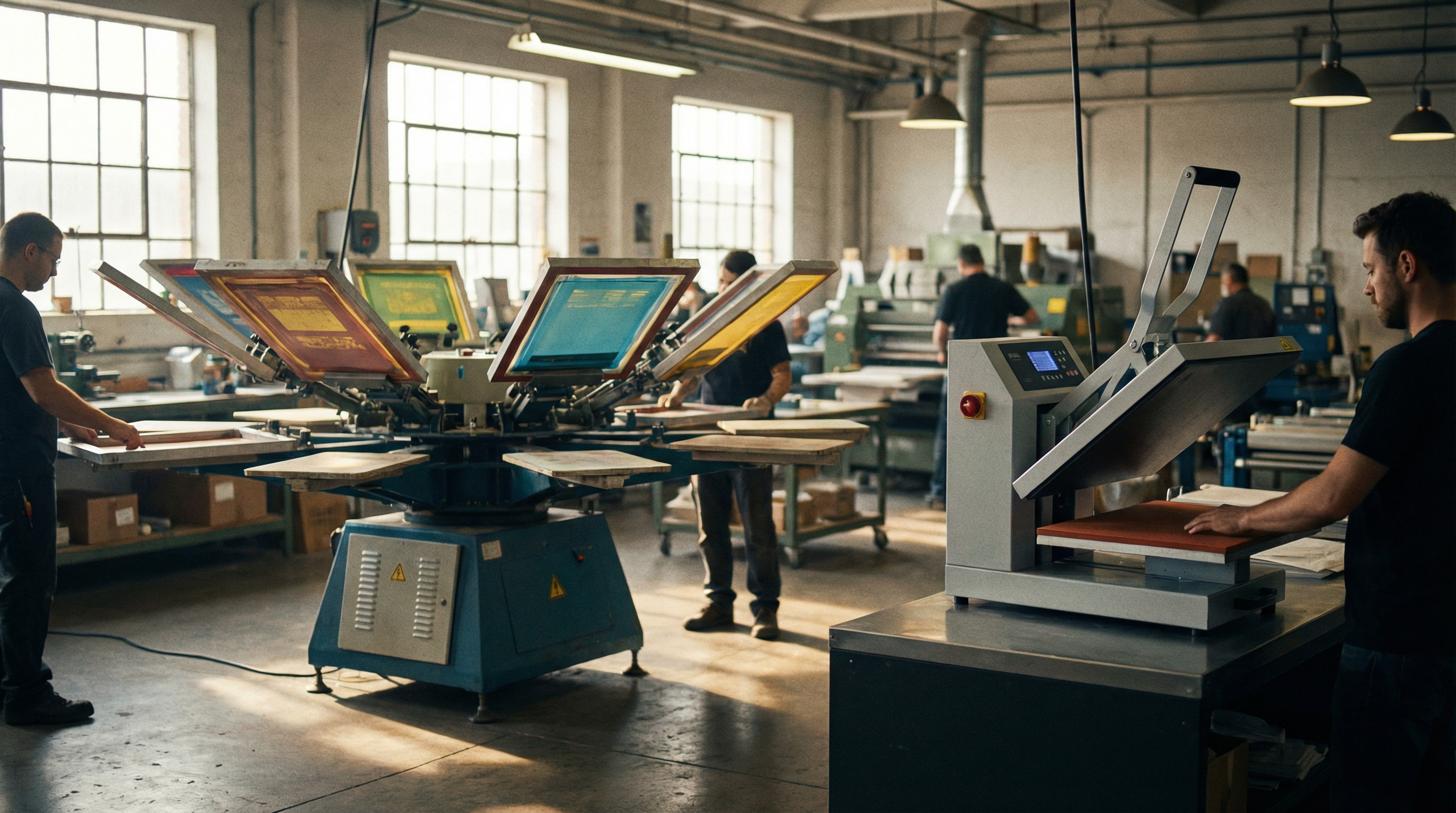 Screen Printing vs. Heat Transfer: A Production Manager's Workflow Breakdown