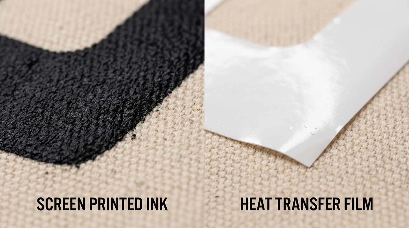 Screen Printing vs. Heat Transfer: A Technical Analysis of Ink Durability on Canvas